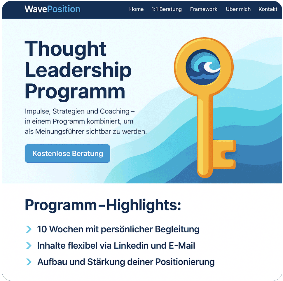 Thought Leadership Programm